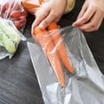 thumbnail image 2 of Bolsa desechable de plástico sellador al vacío para almacenamiento de alimentos, bolsas de rollo de cocina para el hogar (40*30cm), 2 of 4