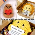 thumbnail image 3 of 11Pcs Emotional Support Knitted Doll, Crochet Pickle Plush Partner Cute Birthday Gifts Unique Office Decor Office Gifts for Adult, 3 of 6
