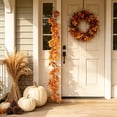 thumbnail image 6 of AYktou Fall Garland Maple Leaves, 5.7 Ft Hanging Vines Garland Artificial Autumn Foliage Garland Thanksgiving Garland Door Table Fall Decor for Home Wedding Fireplace Party Outside Indoor Decor, 6 of 8