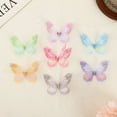 thumbnail image 6 of 50Pcs Fashion Gradient Color Translucent 3D Clothes Sewing Patch Organza Fabric Butterfly Appliques Simulation Mesh Butterfly Patch Chiffon Butterfly Embroidered Patches 07, 6 of 8