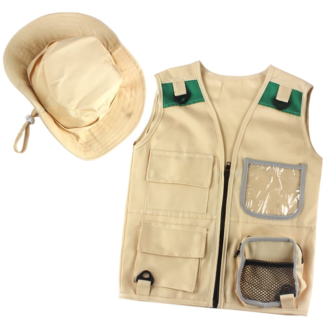 Bewildely 1 Juego de Kit de explorador, accesorios de juego de rol prácticos interesantes científicos, ropa de aventura al aire libre para Juegos de imaginación