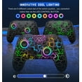 thumbnail image 3 of 2Pack Switch Pro Controller for Nintendo Switch/Lite/OLED, 9 Color Adjustable LED Switch Remote with Programmable Function, 3 of 7