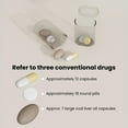 thumbnail image 6 of Weekly Large Pill Organizer for Travel, 7 Day Pill Boxes, Big Compartments Pill Case, One Week Medication Dispenser for Fish Oils, Vitamin Holder Supplement, 6 of 6