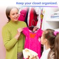 thumbnail image 7 of 20 Pack Kids Hangers - Plastic Baby Hangers for Closet - Childrens Hangers for Clothes & Infant Hangers for Closet - Ideal for Everyday Standard Use - Gray, 7 of 7