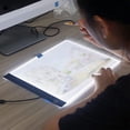 thumbnail image 2 of HUGFEGWE Portable A5 LED Copy Board Light Tracing Box, Ultra-Thin Adjustable USB Power LED Table Trace Light Pad for Tattoo Drawing, Streaming, Sketching, Animation, Stenciling CJB91-43334, 2 of 6