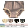 thumbnail image 3 of Sngxgn Women's High-Cut Panties Pack, High-Waisted Briefs,Cotton Underwear(A,One Size), 3 of 3