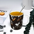 thumbnail image 5 of Yiaed Jumping Skull Print Ceramics Coffee,Large Handle Design,Extra Large Tea and Coffee Cup for Office and Home Mugs, 5 of 6