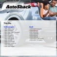 thumbnail image 2 of AutoShack Rear Brake Rotors for Volkswagen & Audi, Atlas 2018-2025 Atlas Cross Sport 2020-2025 Q3 2019-2025 GTI 2015-2025, AWD FWD L4 2.0L V6 3.6L - Coated - ArmorStop - 12.2" (310 mm), 9-Lug, 2 of 4