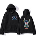 thumbnail image 1 of Sudadera con capucha de dibujos animados de Disney Stitch para mujer, ropa de calle de Manga, Harajuku, Anime, divertido, invierno, años 90, 1 of 1