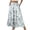 Light Blue, variant on Maxi Skirts For Women High Waist A-Line Summer Skirt Vintage Floral Print Tiered Flowy Long Skirt With Side Pockets For Beach Casual Outings Dark Gray 2XL