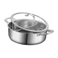 thumbnail image 4 of simhoa Shabu Shabu Divider Hot Pot Cooking Gas Stockpot for Camping Household Party 24cm, 4 of 8