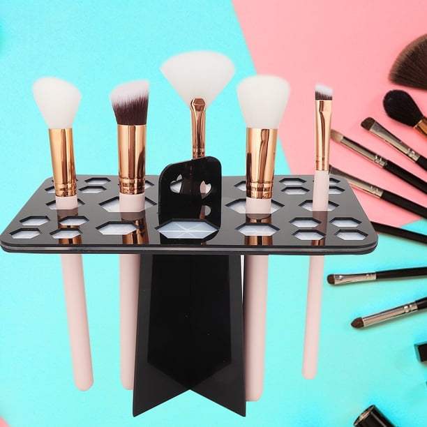Tenedor de secado de cepillo de larga vida útil con 6 agujeros medianos exhibición de cepillo maquillaje para maquillajes ANGGREK Otros