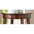 thumbnail image 3 of Better Homes & Gardens Round Accent Table with Drawer, Walnut, 3 of 3