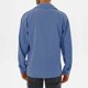 thumbnail image 5 of Blusa y camisa de manga larga con cuello vuelto para hombre, informal, de color liso, semiabierta, de poliéster, 5 of 7
