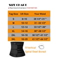 thumbnail image 5 of MISS MOLY Waist Trainer for Women Workout Neoprene Sauna Sweat Body Shaper Adjustable Back Support Girdle, 5 of 6