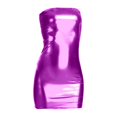 thumbnail image 5 of Yuanlong Womens Strapless Dresses Shiny Bodycon Mini Length Tight Dress Valentine Dinners Carnival Parties Evening Skirts, 5 of 5