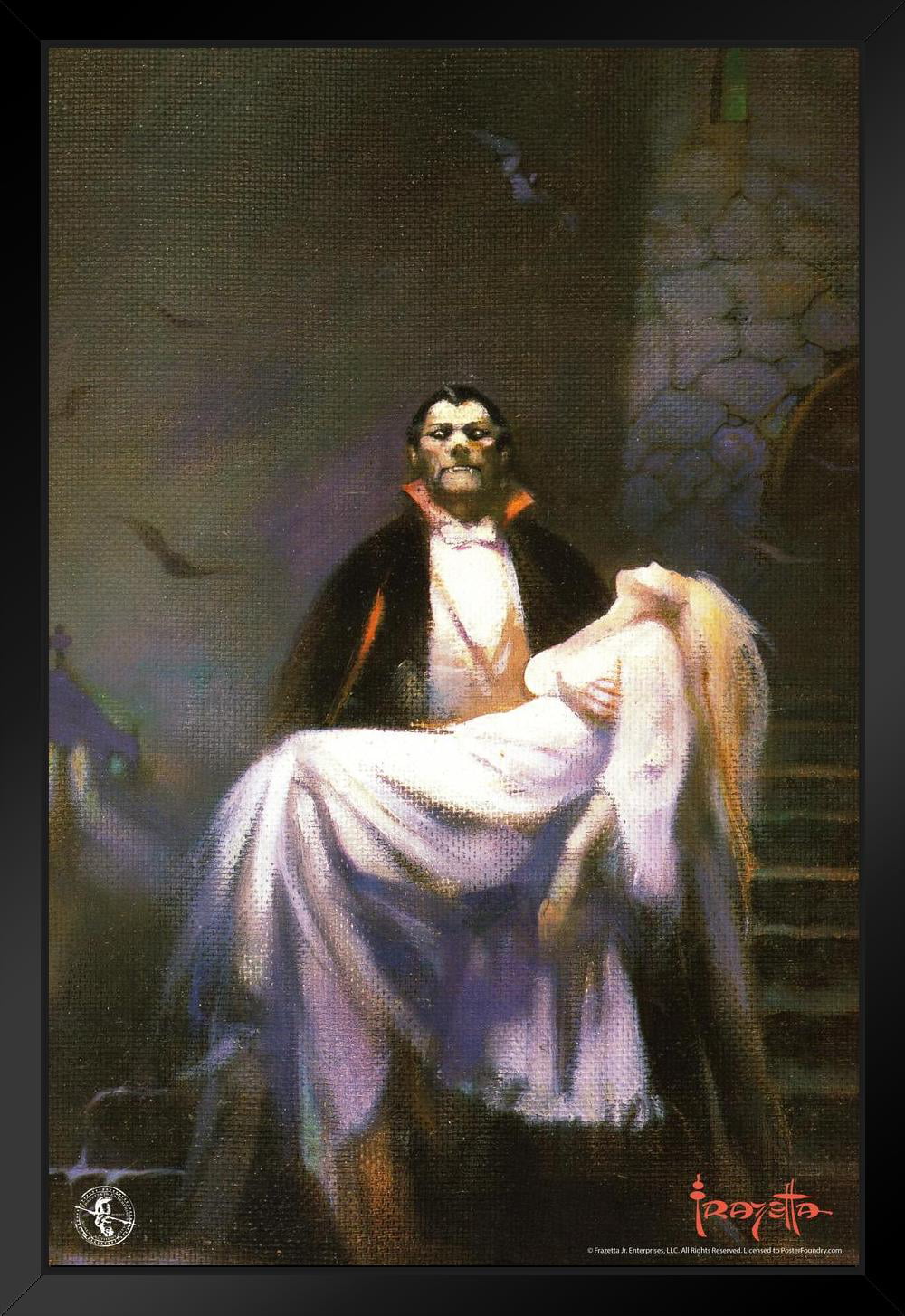 Frank Frazetta Dracula S Bride Horror Fantasy Artwork Vampire Monster