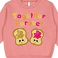 thumbnail image 3 of Inktastic Together Forever Peanut Butter and Jelly Toddler Sweatshirt, 3 of 4