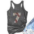 thumbnail image 3 of Shldybc Tank Tops for Women Femmes Nouveau Numéro de Baseball Impression Sans Manches Décontractée Gilets Amples Tops, 3 of 7