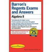 Barron's Regents Exams and Answers: Algebra II, Pre-Owned (Paperback)