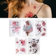 thumbnail image 4 of Temporary  Stickers, Full Sleeve  Stickers Body  Stickers Women  Stickers Colorful Flower  Stickers  For Shoulder Legs Back Waist, 4 of 8