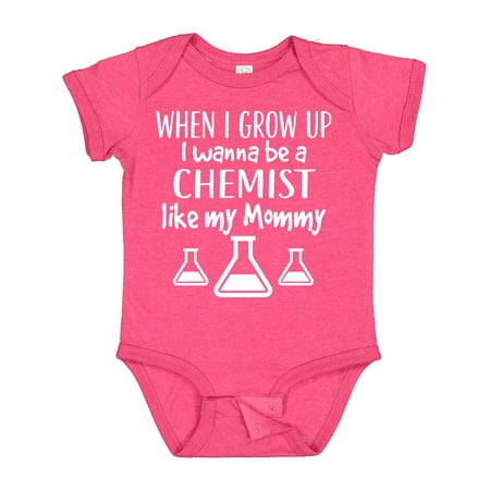 

Inktastic Future Chemist Like Mommy Gift Baby Boy or Baby Girl Bodysuit