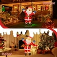 thumbnail image 3 of Walsunny 39" Christmas Santa Light Holiday Outdoor Decorations for Garden Lawn, 3 of 7