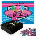 thumbnail image 2 of Ambesonne Vintage Jigsaw Puzzle Durable Cardboard, Ice Cream Illustration, 1000 pcs, Blue and Hot Pink, 2 of 5