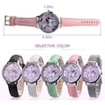 thumbnail image 2 of Reloj Unicornio Reloj para niños Dibujos animados Arco iris Animal Niños Niñas Correa de cuero Aleación analógica Relojes de cuarzo Relojes de pulsera brillar Electrónica, 2 of 4