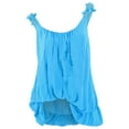 thumbnail image 3 of Honeeladyy Clearance under 5$ Women's Summer Sleeveless Tank Top, Cute Strappy Cami Tops Casual Flowy Ruffle Hem Tank Tee Shirt Loose Tunic Top, 3 of 5