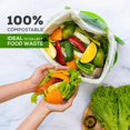 thumbnail image 2 of Czcpp-10 0 % Sacs à Déchets Compostables 2.6 Gallons (Sacs à Dessus Plat, 50 Unités) Sacs à Compost Extra Forts pour Comptoir (BPI & OK Compost Maison Certifié), 2 of 4