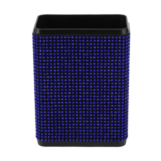 Bote de Basura para Auto Único con Gancho y Clip Trasero, Bote de Basura de Plástico Azul 1 Pcs