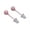 Pink, variant on Round Flexible Bioplast Ear Nose Studs Sturdy Bioceramics Nickel Piercing Retainers Portable Designs Fashionable