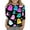 #236-Multicolor, variant on Cute Funny Halloween Shirts for Women Plus Size Length Long Sleeve Womens Tops Witch Gothic Renaissance Shirt
