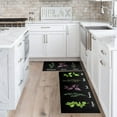 thumbnail image 4 of Kitchen Mat Set of 2 Non Slip Thick Kitchen Rugs and Mats for Floor Comfort Standing Mats for Kitchen, Sink, Office, Laundry, Black, 17"x47"+17"x28", 4 of 6