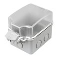 thumbnail image 1 of Lipstore 2 Pieces Outdoor Outlet Cover Waterproof for Garden Kitchen Home Improvement For Exposed Socket, 1 of 8