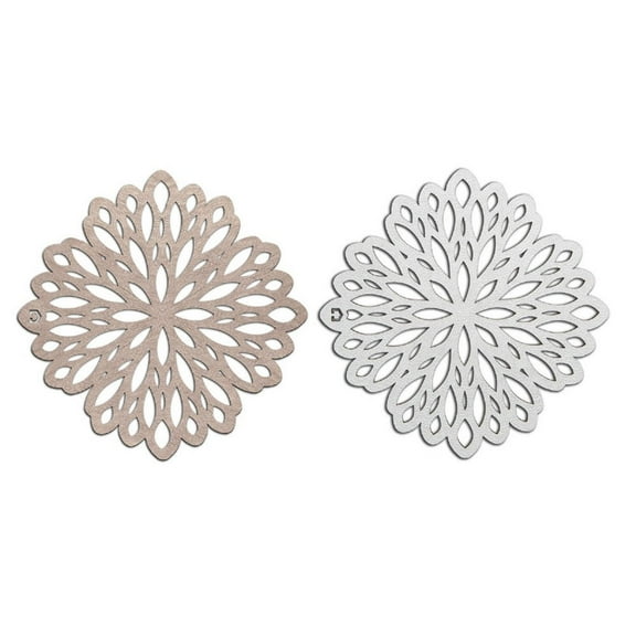 Floral Double-Sided Coasters Set of 4