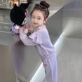 thumbnail image 3 of Anime Sanrioed Kuromi Melody Children's Sports Suit Girl Kawaii Kpop Sweatshirt Tops Pants 2Pcs Suit Pullover Casual Y2K Clothes, 3 of 5