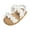 White, variant on Baby Girls Sandals Summer Shoes Outdoor First Walk Toddler Girls Shoes For Summer Non- Baby Sandals Size 5