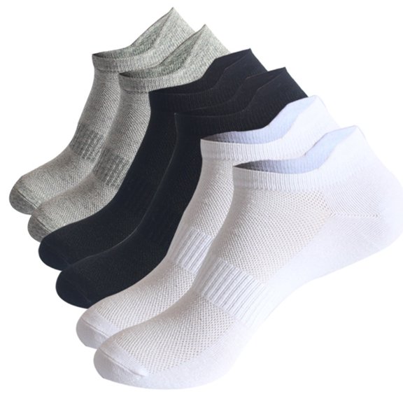 WHEANG 3 Pairs Summer Athletic Ankle Socks for Women Men, Thin & Breathable, Moisture-Wicking Casual Low Cut Socks, Lightweight Sports Socks for Daily Wear(Color White M) 2026 Sales Under $1