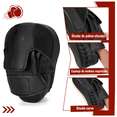 thumbnail image 3 of Par De Manoplas De Boxeo Curvas Almohadillas de Entrenamiento de Boxeo Negro, 3 of 5