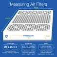 thumbnail image 3 of 20x25x5 (4 3/8) Honeywell Replacement Air Filters MERV 8 Pleated + Carbon 4 Pack, 3 of 7