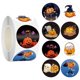 thumbnail image 1 of Rollo de pegatinas XCF para sellar sobres de Halloween etiquetas adhesivas con elementos de Halloween, 1 of 2