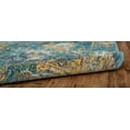 thumbnail image 6 of Arsene Distressed Medallion, Capri Blue/Golden, 5ft-3in x 7ft-6in Area Rug, 6 of 7