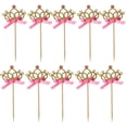 thumbnail image 4 of 25pcs Pajas de Beber de Papel Estilo Hawaiano+10pcs Topper de Pastel Forma de Accesorio de Fiesta de Cóctel de Cumpleaños Sunnimix Paja de papel de papel, 4 of 8