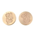 thumbnail image 1 of Ygjytge Cabeza Cera Sello Laca Fuego Redonda Sin Sello Cobre Calavera (KL017), 1 of 9