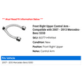 thumbnail image 2 of Front Right Upper Control Arm - Compatible with 2007 - 2013 Mercedes-Benz S550 2008 2009 2010 2011 2012, 2 of 2