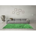 thumbnail image 3 of Ahgly Company Indoor Square Abstract Emerald Green Modern Area Rugs, 4' Square, 3 of 4