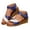 Blue, variant on Mostsola Womens Wedge Sandals Fashion Leaf Band Open Toe Non-Slip Ankle Strap Summer Dress Shoes