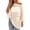 Beige, variant on Hollow Knit Poncho Cape Cover Up Summer Beach Lightweight Sun Tunic up Shirts for Women